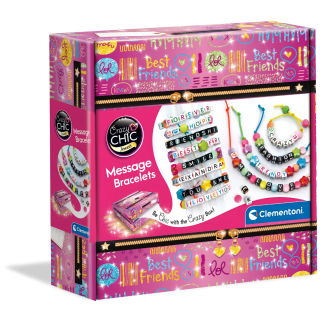 Clementoni – Crazy Chic Message Bracelets – 18634
