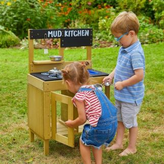 Cuisine d'extérieur en bois TP Toys Cook pour enfants – Avec accessoires inclus