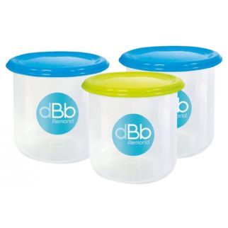 Set de 3 pots de congélation