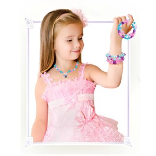 Kit de Création de Bijoux Disney La Reine des Neiges avec Perles et Rangement - Dede