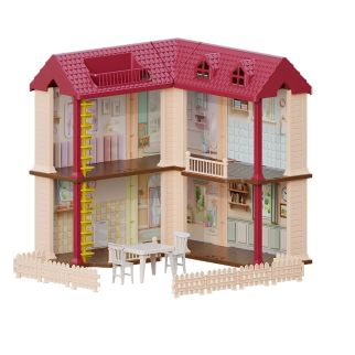 Dede – Grande Maison de jeu à 2 Étages avec figurine