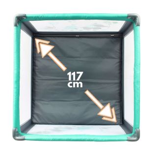 Parc/Berceau Pliant 90x90cm avec Rehausse BAMBISOL