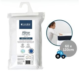Alèse éponge 60x120cm Blanc - Candide