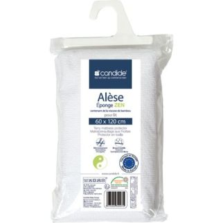 Alèse éponge 60x120cm Blanc - Candide