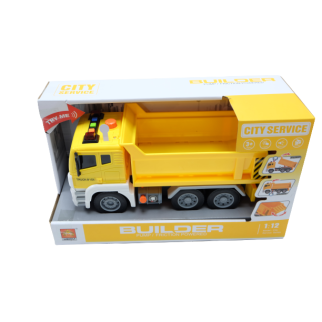 Camion benne jaune 1:12