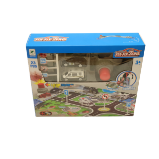 Circuit police -Piste de course avec voiture