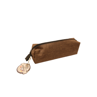 Trousse Unistyle à forme Cubique -Brun