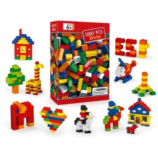 Ensemble blocs de construction 1000 pièces, jeu Créatif