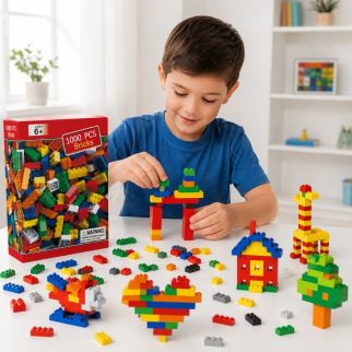 Ensemble blocs de construction 1000 pièces, jeu Créatif
