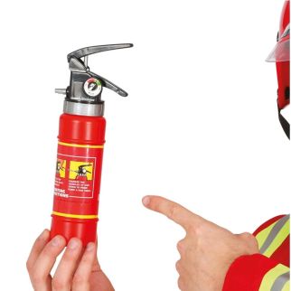 Extincteur jouet rouge pour pompier, accessoire de déguisement et jeu d'imitation