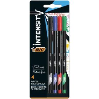 Feutre Intensity Fine 4 Couleurs Blister Bic