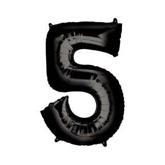 FOIL BALLON N°5 NOIR 70CM