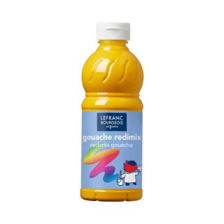 Gouache Redimix 500ml Jaune Primaire - Lefranc Bourgeois
