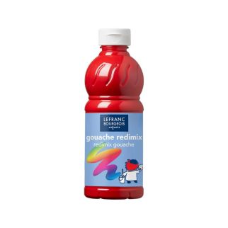 Gouache Redimix 500ml Rouge Primaire - Lefranc Bourgeois