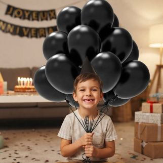 10 ballons Noirs