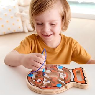 Hape Go-Fish-Go Puzzle Magnétique en Bois