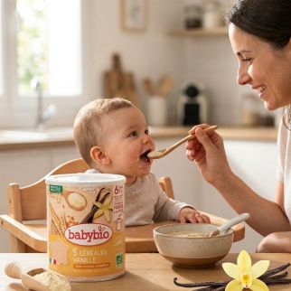 Babybio 5 Céréales Vanille 220g