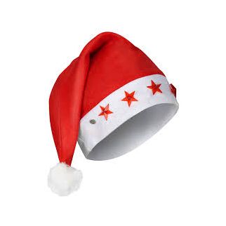 Bonnet de Noël avec étoiles