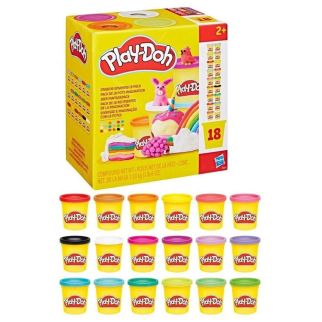 Hasbro Play-Doh – Pack Imagination 18 Pots, le grand Classique pour des Créations Infinies – G0522