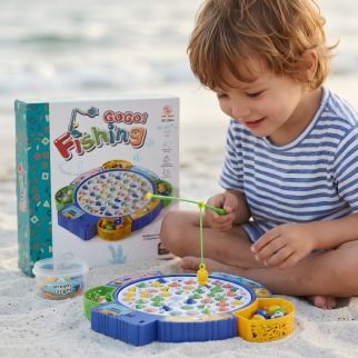 Jeu de Pêche Musical Électrique pour Enfants
