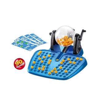 Jeu de Société Bingo – Coffret Complet avec Machine à Boules et 48 Cartes