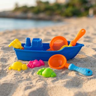 Bateau de Plage pour Enfant avec Accessoires