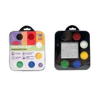 KIT DE MAQUILLAGE A L'EAU 6 COULEURS - Goodmark