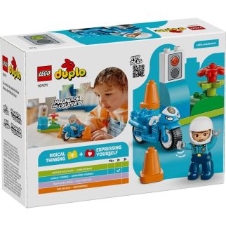 La Moto de Police Bleue - LEGO DUPLO