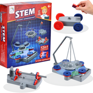 Laboratoire scientifique magnétisme 12 en 1 STEM