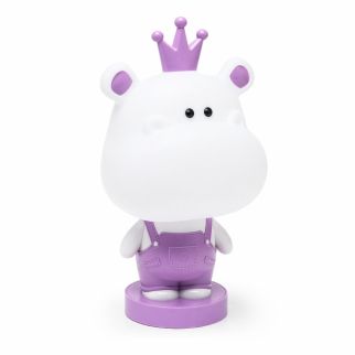 Lampe Veilleuse Hippopotame Princesse Enfant