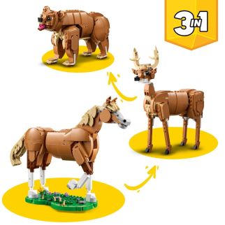 Set de Construction 3-en-1 (685 Pièces) Le Beau Cheval Brun -LEGO Creator