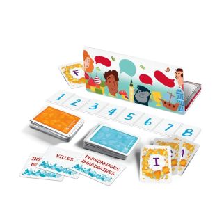 Clementoni Le Petit Bac - Jeu de Société Familial de Mots et Catégories