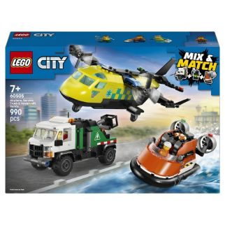 Set Avion, Camion de Service et Aéroglisseur - LEGO City