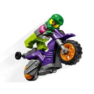La moto de cascade Roue arrière - Jouet de stunt avec fonction flywheel -LEGO City
