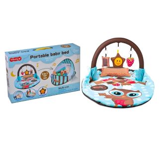 Tapis d’Éveil 2 en 1 avec Moustiquaire