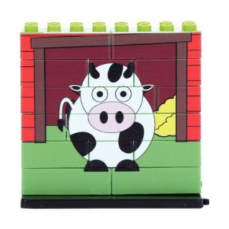 Puzzle Up Présentoir animaux de la ferme 8 pièces