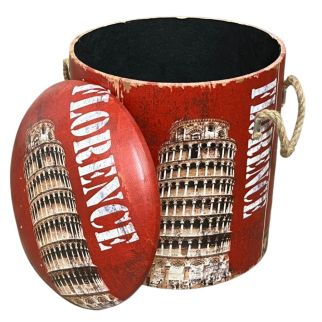 Pouf de rangement ronde - Taille M 30*31cm