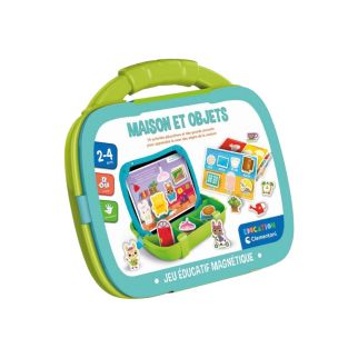 Mallette magnétique - Maison et objets - Clementoni