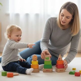 Jouet de Tri de Forme Animale - Manchot