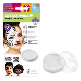 Maquillage à l'Eau 14g Blanc – Goodmark Grease Makeup Crème pour Enfant