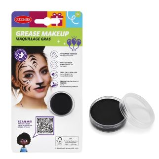 Maquillage à l'Eau 14g Noir – Goodmark Grease Makeup Crème pour Enfant