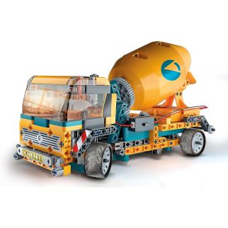 Clementoni Science & Jeux – Mon Atelier de Mécanique : camion Toupie, Science & jeu – 75083