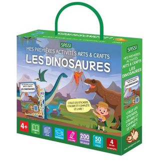 MES PREMIERES ACTIVITES ARTS & CRAFTS LES DINOSAURES - SASSI
