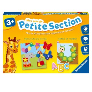 Ravensburger – Mes jeux de petite Section, coffret éducatif 3 Ans+ (20+ Activités) – 245222