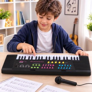 Miles Electronic Keyboard 3738, Piano électrique pour enfant 37 Touches