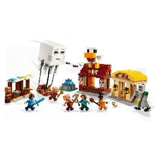 MINECRAFT : Les Ghasts à l’Attaque du Village