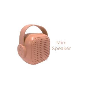Mini Haut Parleur Sans fil Bluetooth -Wster-Cami rose