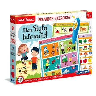 Clementoni Mon Stylo Interactif - Premiers Exercices Éducatifs pour Enfants