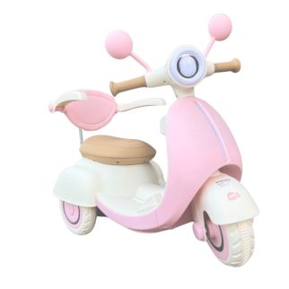 Moto à batterie Vespa pour enfant, Scooter électrique avec Siège et Dossier