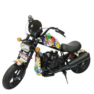 Moto Harley électrique enfant 24V Graffiti – Style unique